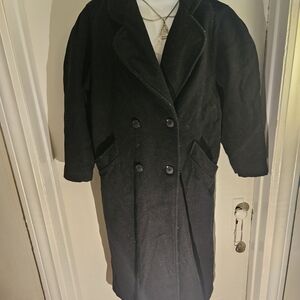 Classic Black Pea Coat